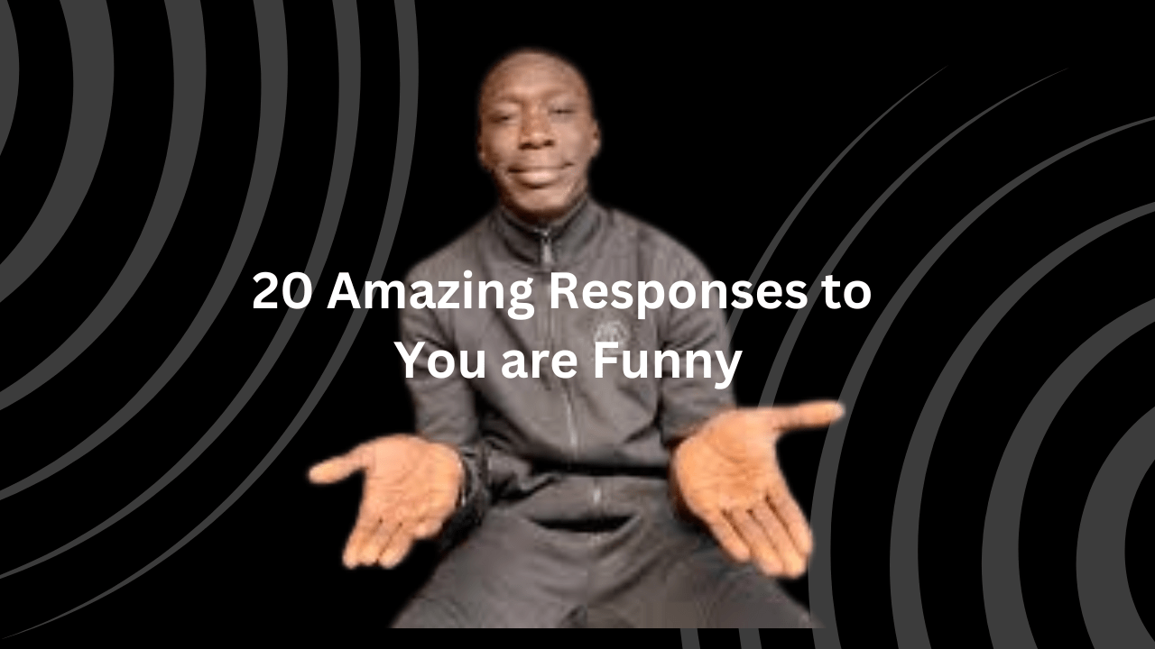 20 Amazing Responses to You are Funny