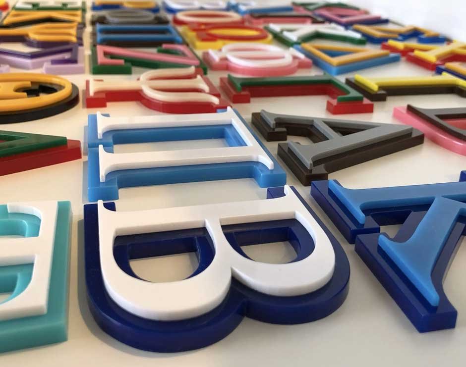 Designing with Acrylic letters and numbers: Tips and ideas - EnglishSumup