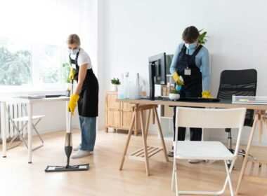 Post renovation cleaning service Singapore for home office 